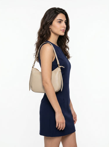 CLUTY Umhängetasche Damen | echt Leder, Made in Italy