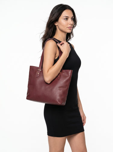 CLUTY Shopper Solerino Damen | echt Leder, Made in Italy