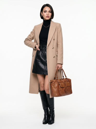 FORTY° Shopper XXL Damen | echt Leder, Made in Italy