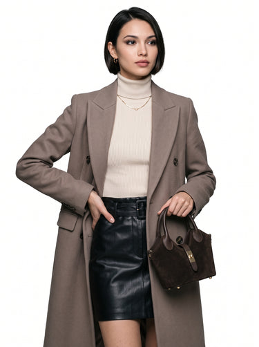 FORTY° Handtasche BELTRAVA - S Damen | echt Leder, Made in Italy
