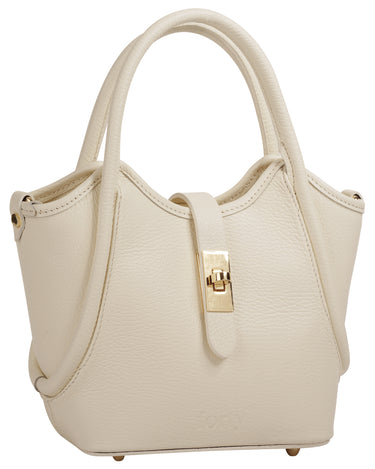 FORTY° Handtasche CALDRINA - S Damen | echt Leder, Made in Italy