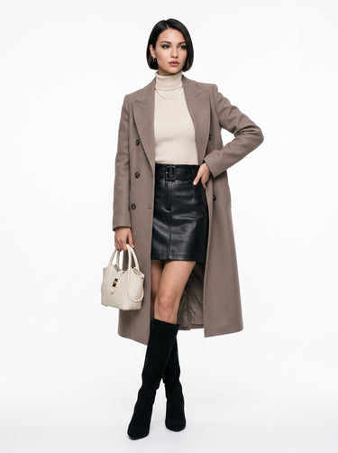 FORTY° Handtasche CALDRINA - S Damen | echt Leder, Made in Italy
