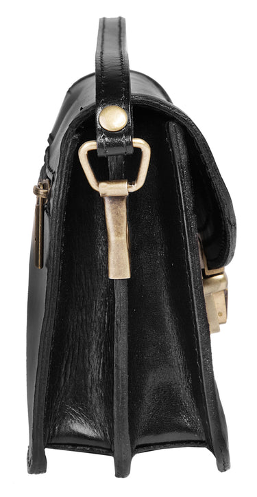 BAGAN Umhängetasche Damen  |  echt Leder, Made in Italy