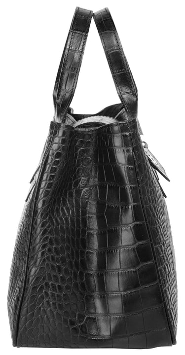 CLUTY Handtasche Damen  |  echt Leder, Made in Italy