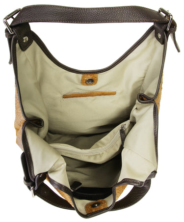 SAMANTHA LOOK Shopper Damen  |  echt Leder, Made in Italy