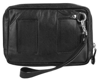 SZUNA Handgelenktasche Herren  |  echt Leder