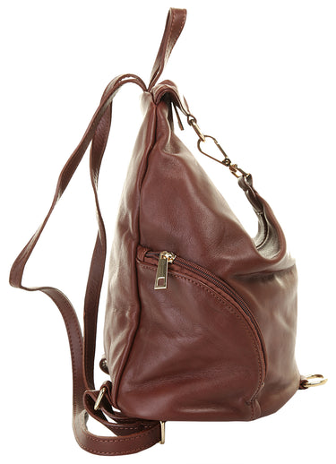 PIKÉ Rucksack Damen  |  echt Leder, Made in Italy