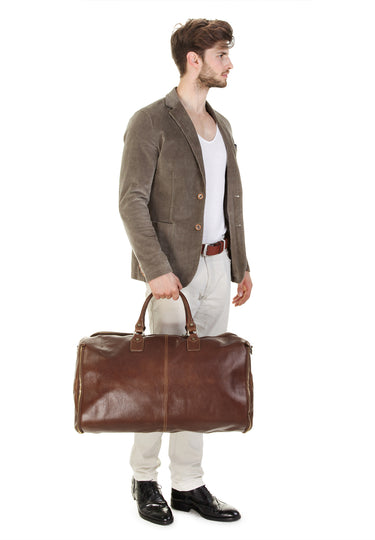 PIKÉ 2in1 Kleidersack / Reisetasche Herren, Damen  |  echt Leder, Made in Italy