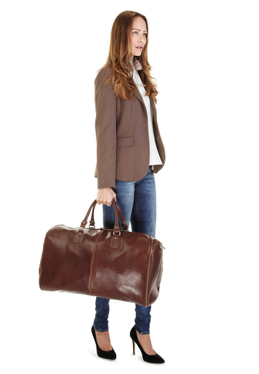 PIKÉ 2in1 Kleidersack / Reisetasche Herren, Damen  |  echt Leder, Made in Italy