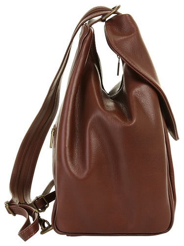 PIKÉ City Rucksack ANNA MARIA Damen  |  echt Leder, Made in Italy
