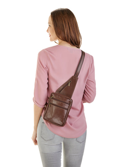 PIKÉ Crossover Bag Damen, Herren  |  echt Leder, Made in Italy