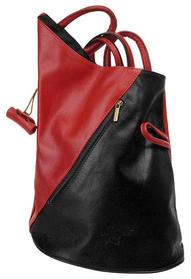 SAMANTHA LOOK Rucksack Damen  |  echt Leder, Made in Italy