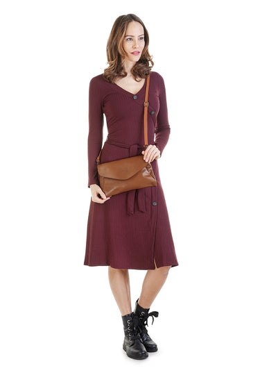 CLUTY Abendtasche Damen  |  echt Leder, Made in Italy