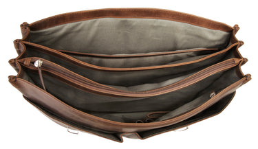 BUGATTI Aktentasche ROMANO Damen, Herren  |  echt Leder