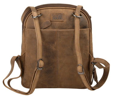 BAGAN Rucksack Damen  |  echt Leder
