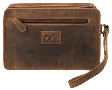 BAGAN Handgelenktasche Herren  |  echt Leder