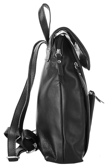CLUTY City-Rucksack Damen  |  echt Leder, Made in Italy