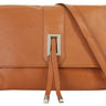 CLUTY Umhängetasche Damen  |  echt Leder, Made in Italy