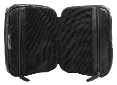 X-ZONE Kulturtasche Herren, Damen  |  echt Leder