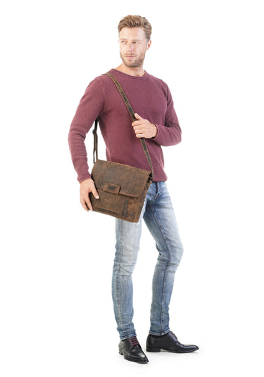 BAGAN Umhängetasche Herren, Damen  |  echt Leder