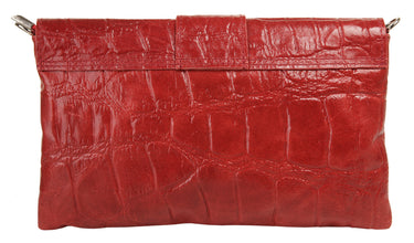 CLUTY Abendtasche Damen  |  echt Leder, Made in Italy