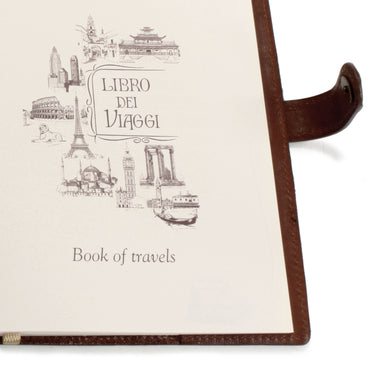 PIKÉ Reisetagebuch BUON VIAGGIO Damen, Herren  |  echt Leder, Made in Italy