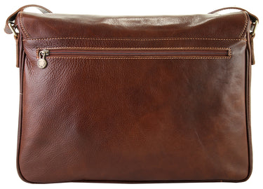 PIKÉ Messenger-Bag Herren, Damen  |  echt Leder, Made in Italy