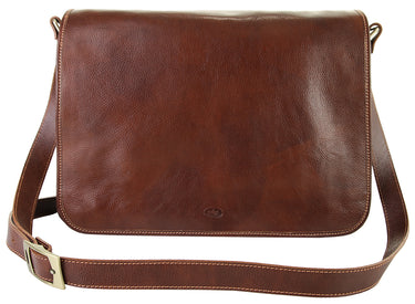 PIKÉ Messenger-Bag Herren, Damen  |  echt Leder, Made in Italy
