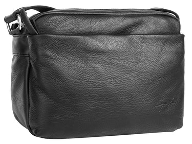 SAMANTHA LOOK Umhängetasche Damen  |  echt Leder, Made in Italy