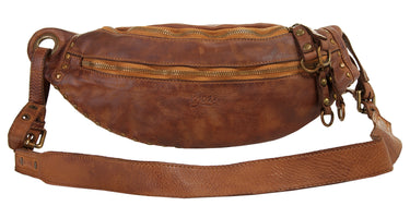 X-ZONE Crossover Bag Damen  |  echt Leder, Made in Italy
