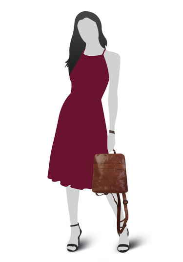 SPIKES & SPARROW Rucksack Damen  |  echt Leder