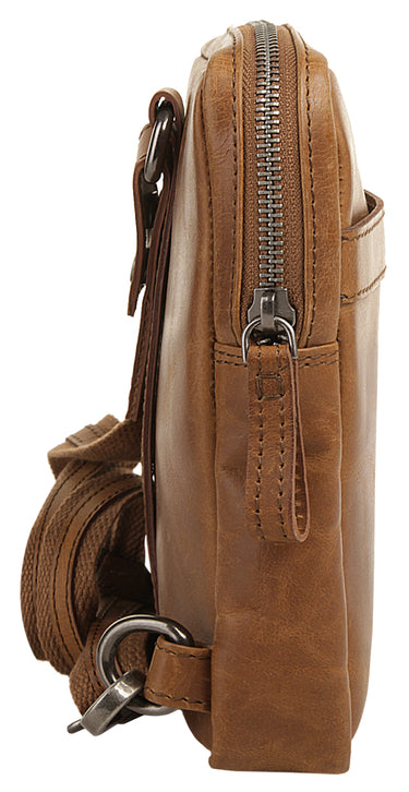 SANSIBAR Crossover Bag SANSIBAR SYLT Herren, Damen  |  echt Leder