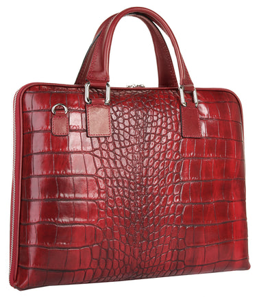 SAMANTHA Businesstasche Damen  |  echt Leder, Made in Italy