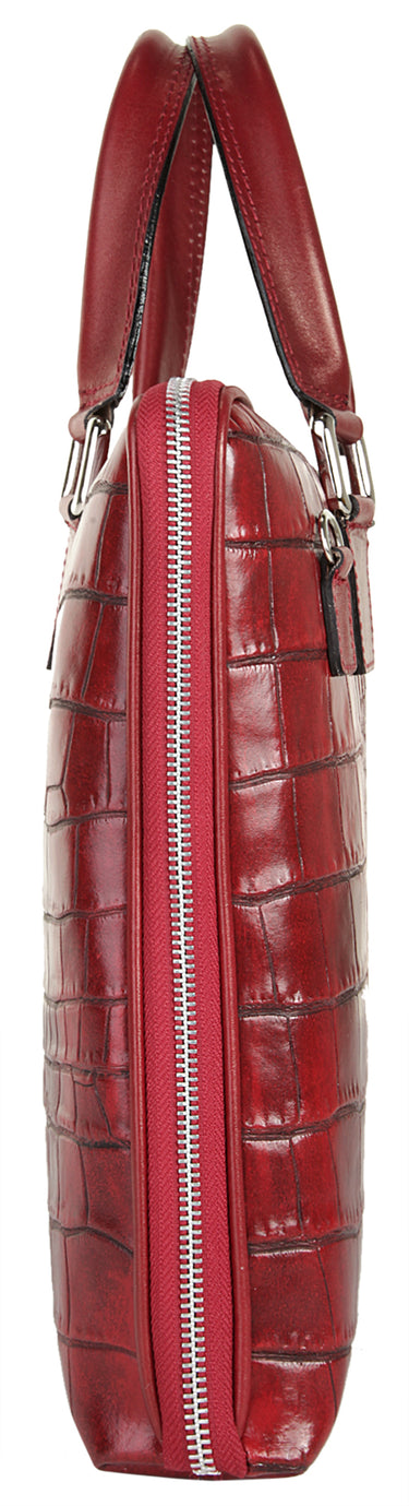 SAMANTHA Businesstasche Damen  |  echt Leder, Made in Italy