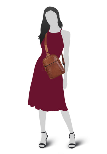 SPIKES & SPARROW Crossover Bag Herren, Damen  |  echt Leder
