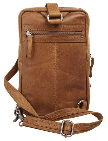 SANSIBAR Crossover Bag SANSIBAR SYLT Herren, Damen  |  echt Leder