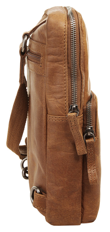 SANSIBAR Crossover Bag SANSIBAR SYLT Herren, Damen  |  echt Leder