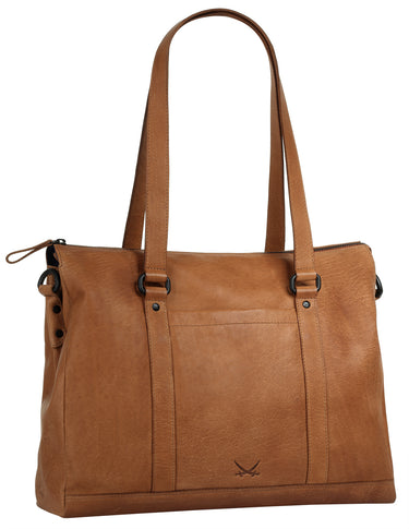 SANSIBAR Shopper Damen  |  echt Leder