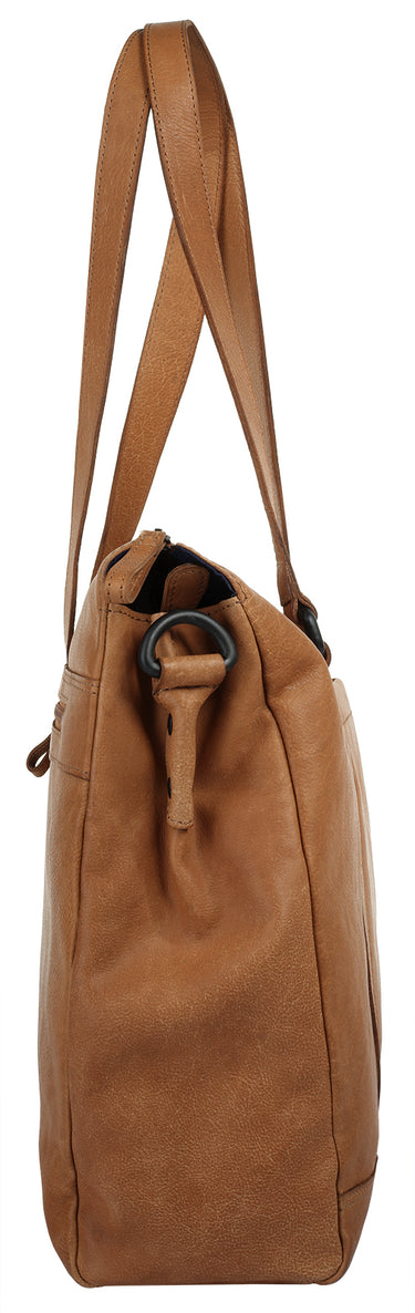SANSIBAR Shopper Damen  |  echt Leder