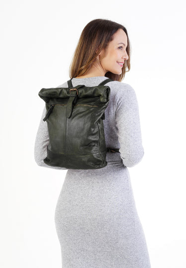 FORTY DEGREES Rucksack Herren, Damen  |  echt Leder, Made in Italy