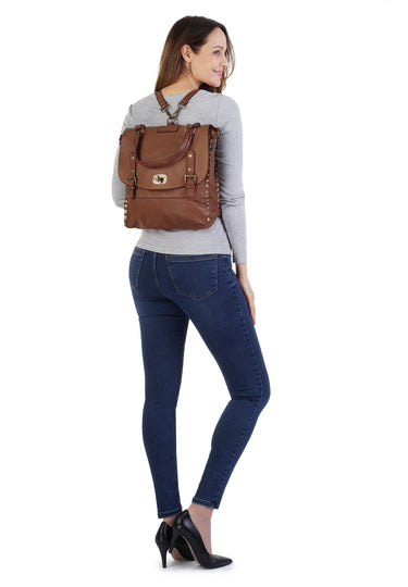 FORTY DEGREES Rucksack Damen  |  echt Leder, Made in Italy