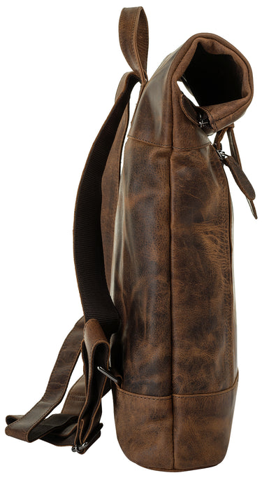 BAGAN Rucksack Damen  |  echt Leder