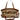 CLUTY Handtasche Damen  |  echt Leder, Made in Italy