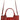CLUTY Handtasche Damen  |  echt Leder, Made in Italy