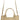 CLUTY Handtasche Damen  |  echt Leder, Made in Italy