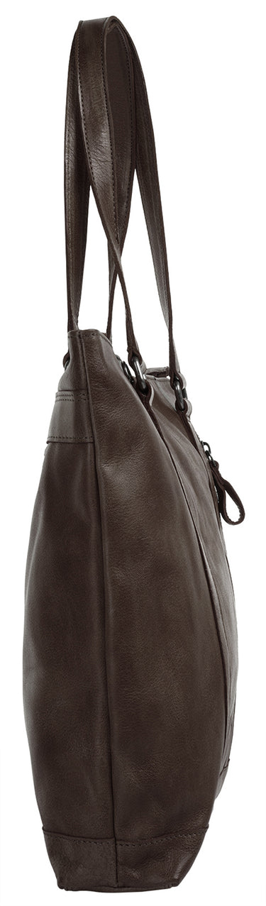 BODENSCHATZ Shopper Damen  |  echt Leder