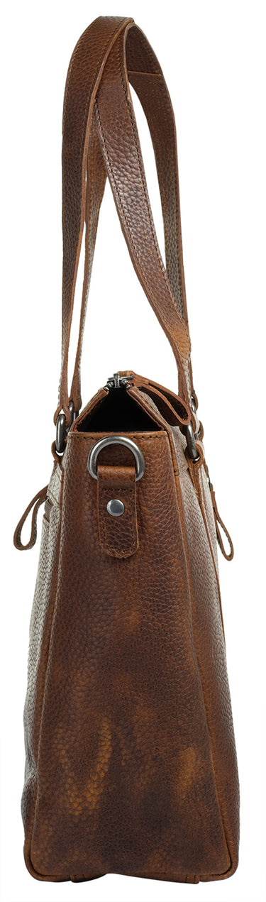BODENSCHATZ Shopper Damen  |  echt Leder