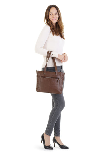 BETTY BARCLAY Shopper Damen  |  echt Leder