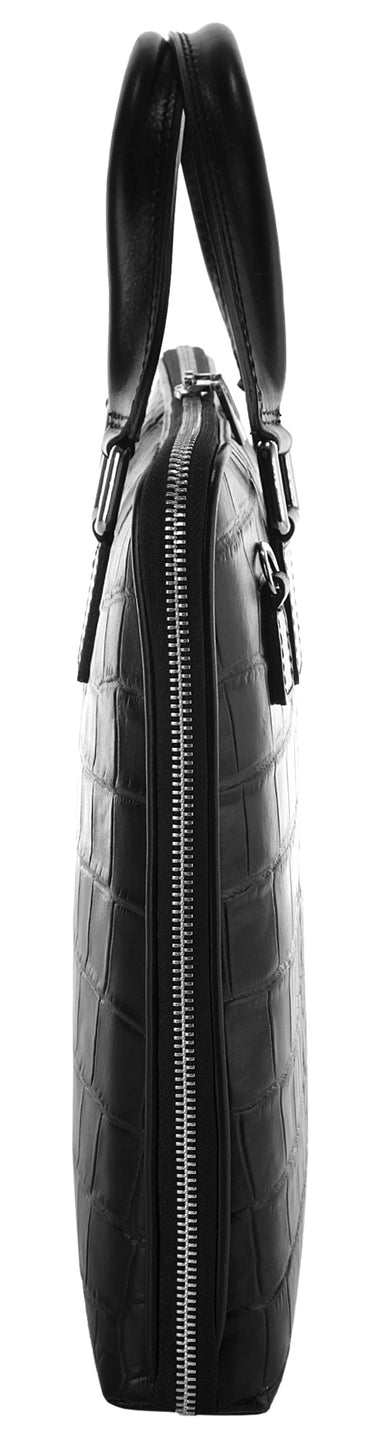 CLUTY Aktentasche Damen  |  echt Leder, Made in Italy