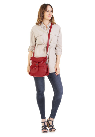 FORTY DEGREES Rucksack Damen  |  echt Leder, Made in Italy